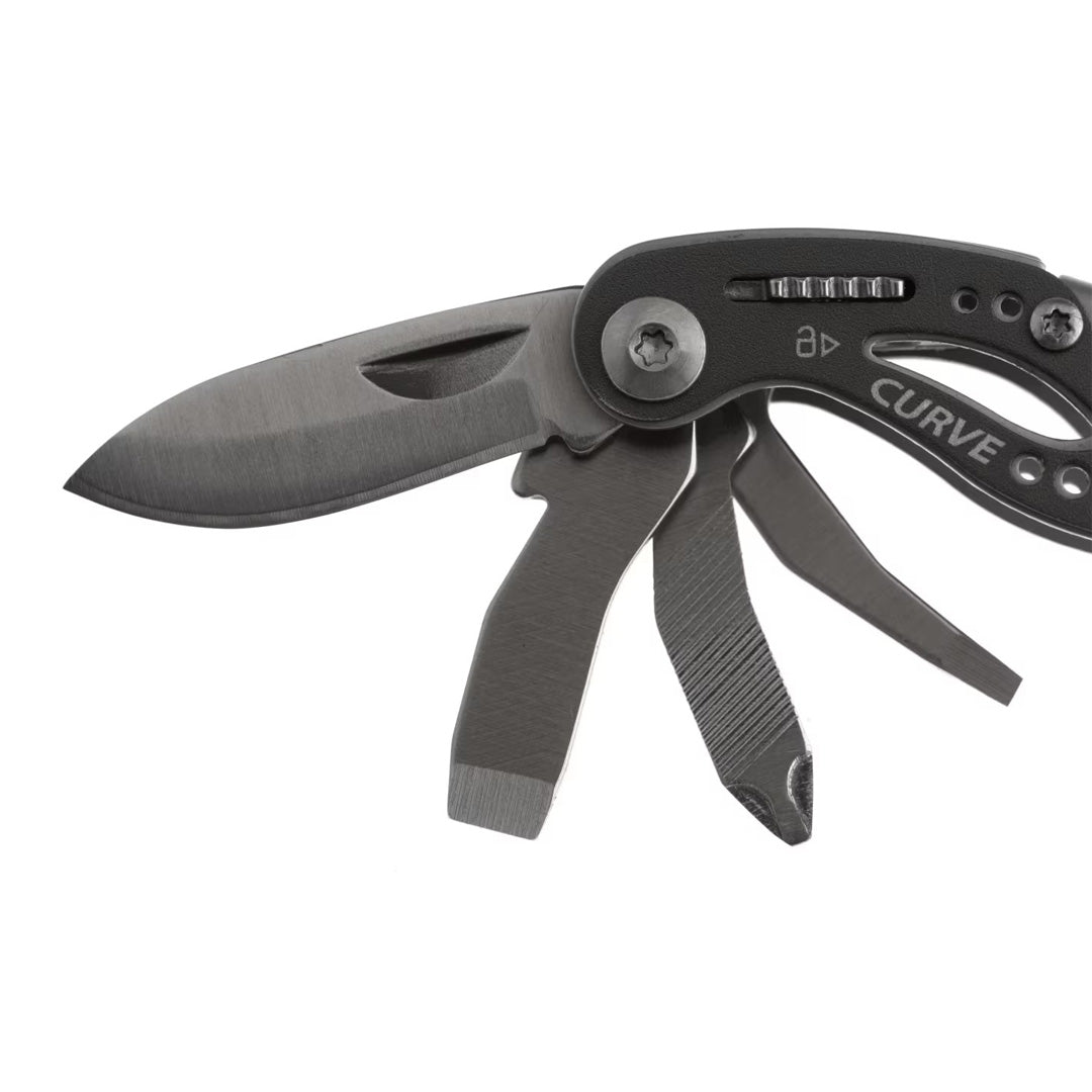 Gerber Curve Folding Multi-Tool Keychain Grey