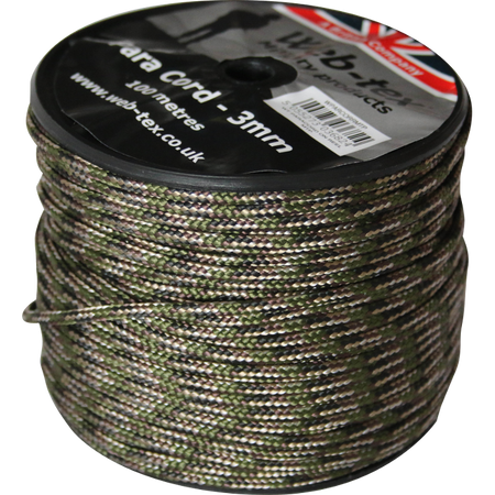 Web-Tex Paracord 100m Reel 