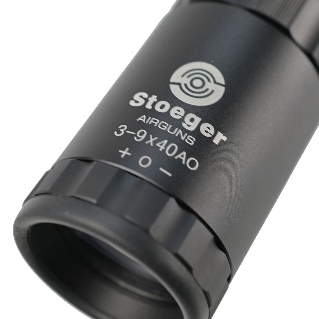 Stoeger Telescopic Air Rifle Scope With Adjustable Parallax 3-9x40AO (Mounts Inc)