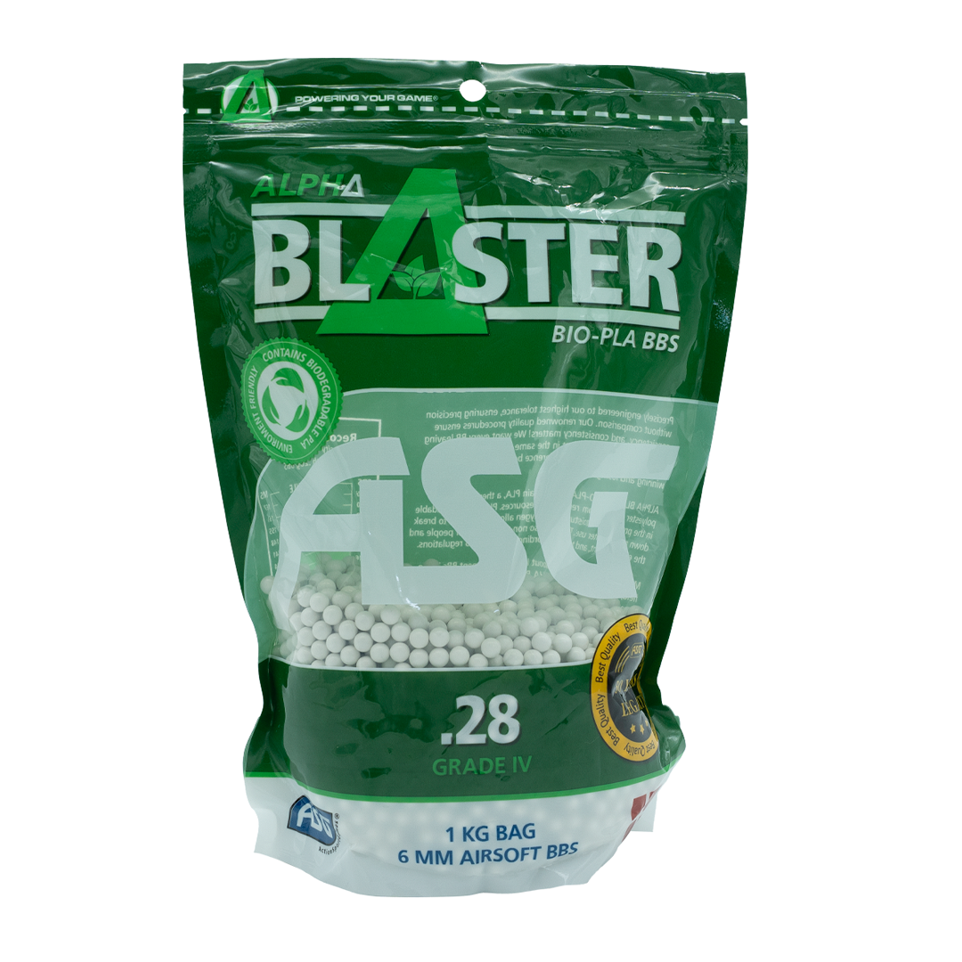 ASG Alpha Blaster PLA Airsoft Ammo BB’s 0.28g 1kg Bag