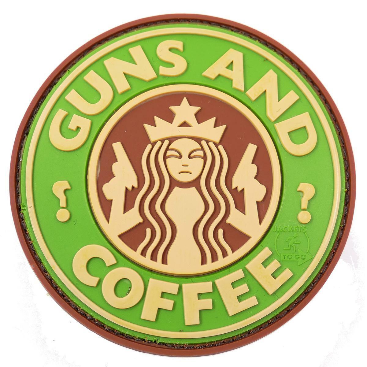 Rubber Hook and Loop Guns & Coffee Patch Multi Camo