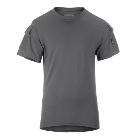 Invader Gear Tactical T-Shirt Wolf Grey Arm ID Panel Pocket