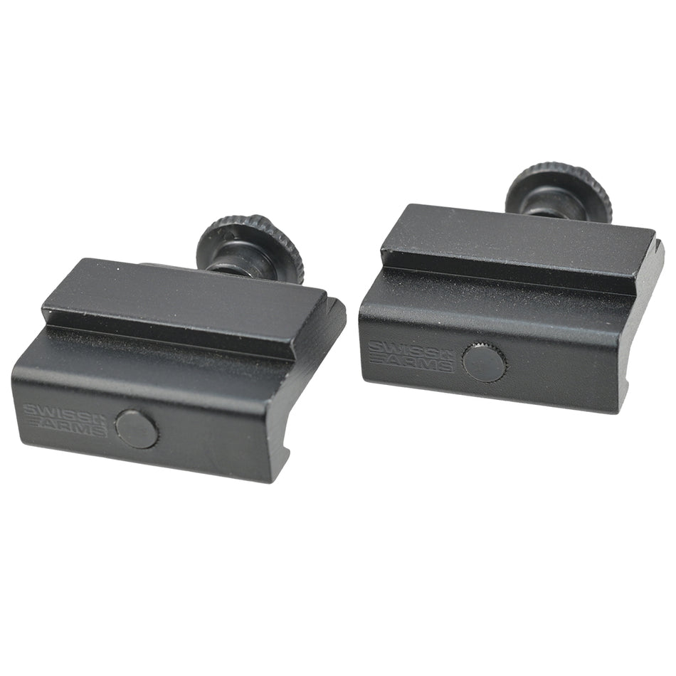Swiss Arms Weaver To Dovetail Rail Adapter 21mm to 11mm x2