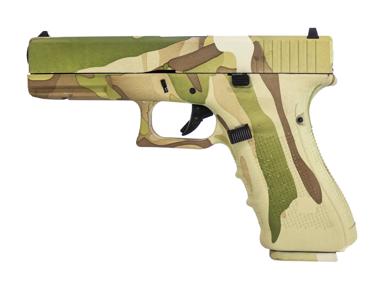 Raven Nuprol Airsoft Pistol GBB Camo Frame & Slide