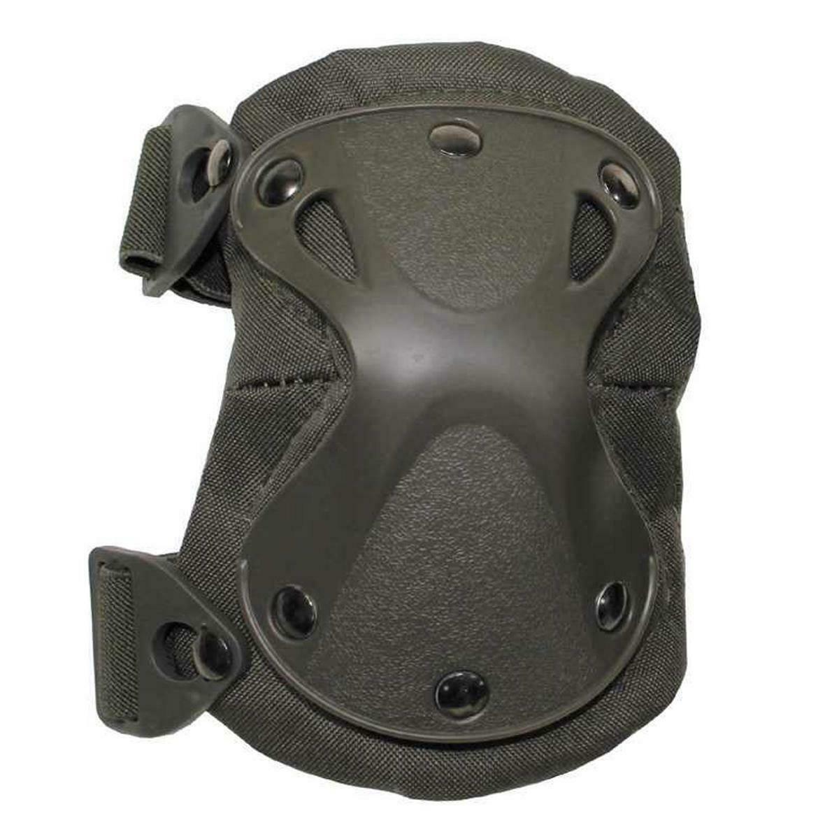MFH Defensce Airsoft Knee Pads Green