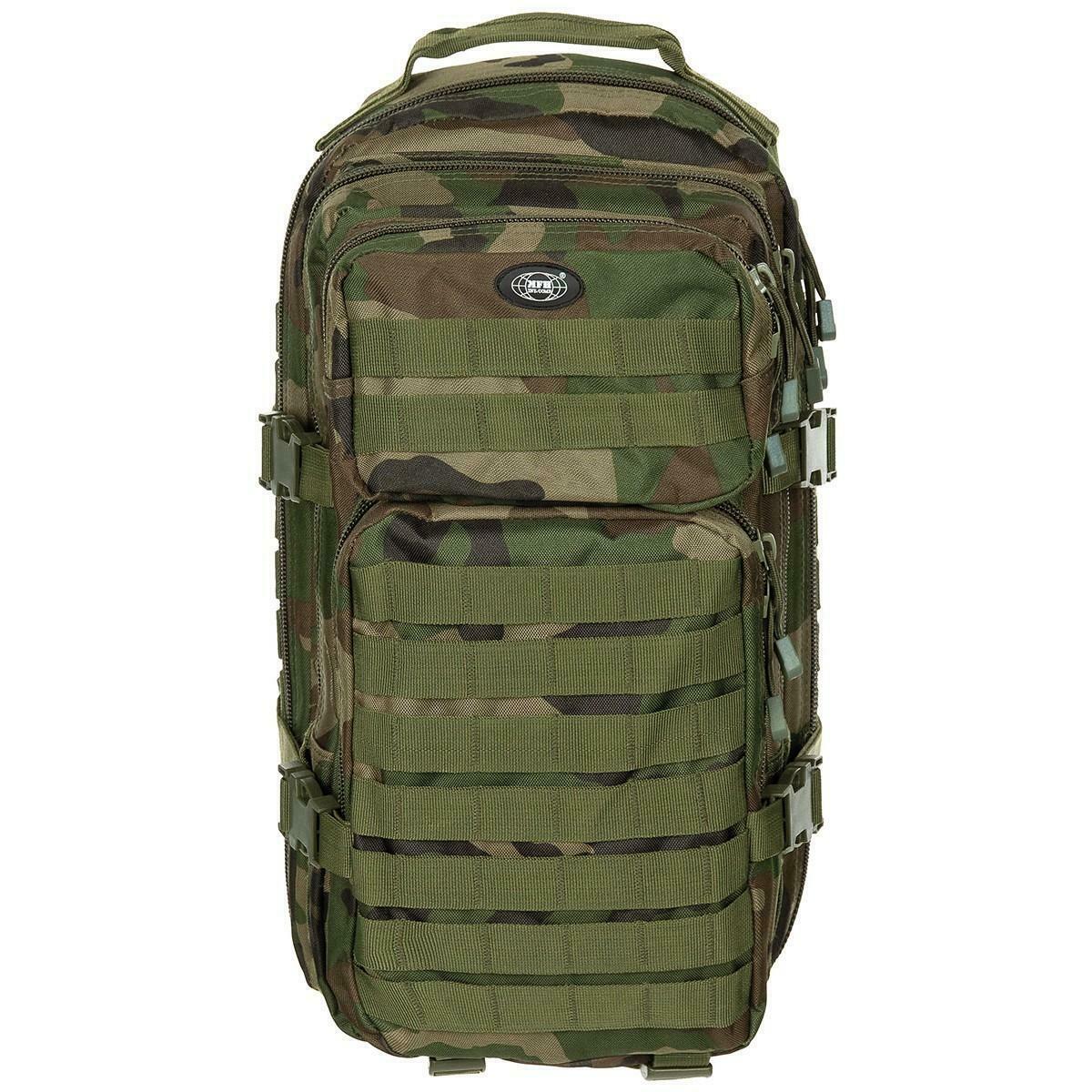 MFH ASSAULT I BACKPACK WOODLAND CAMO