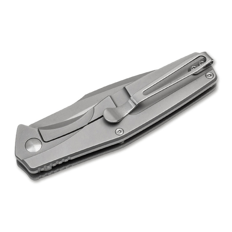 Boker Magnum The Milled One Silver Pocket Knife