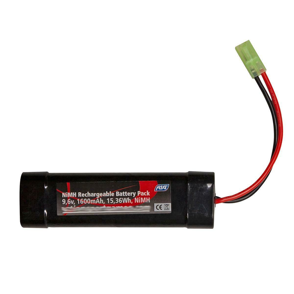 ASG Airsoft AEG Battery 9.6v 1600 Mah Tamiya Connector
