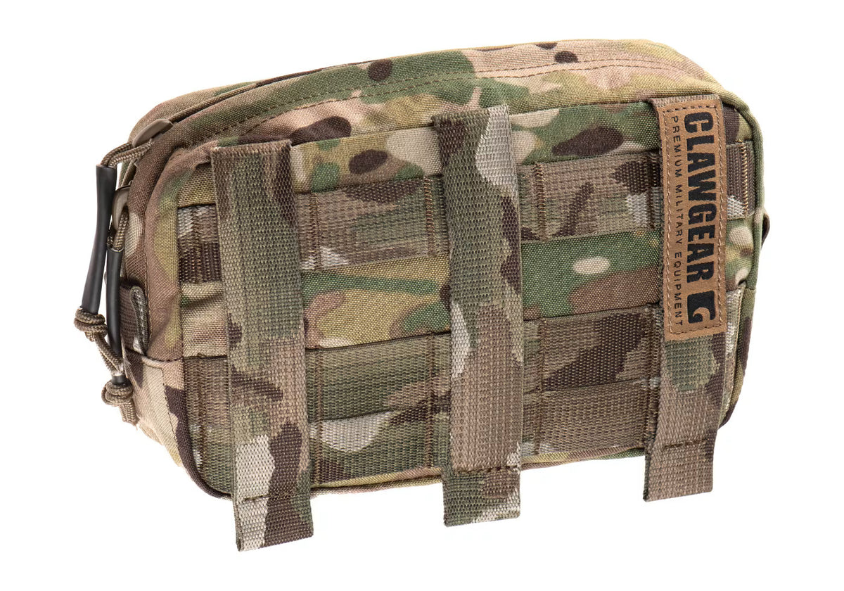 Claw Gear Utility Pouch Medium Zipper Molle Horizontal 