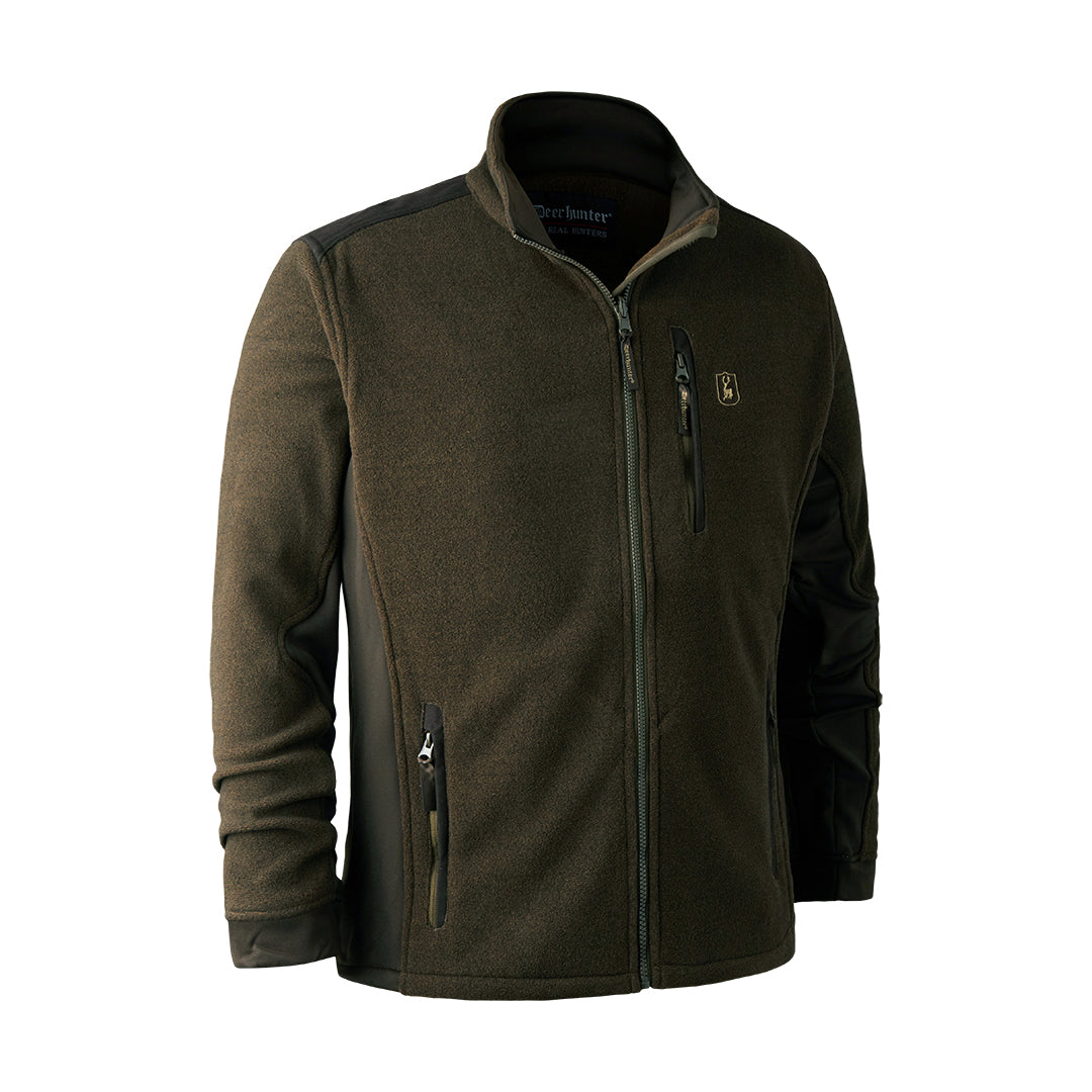 Deerhunter Muflon Zip-In Mens Fleece Jacket Art Green