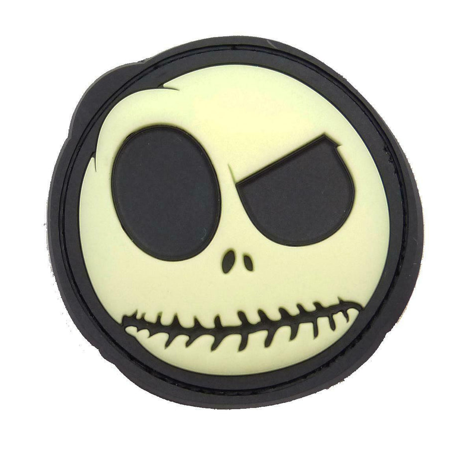 Glow In The Dark Smiley Face Big Nightmare Rubber Airsoft Patch