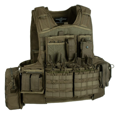 Invader Gear Mod Carrier Combo Molle Vest SAPI Ranger Green 