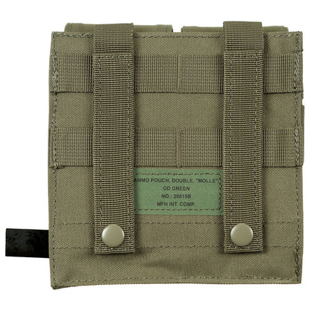 MFH M4 Double Magazine Pouch Velcro Closure Green