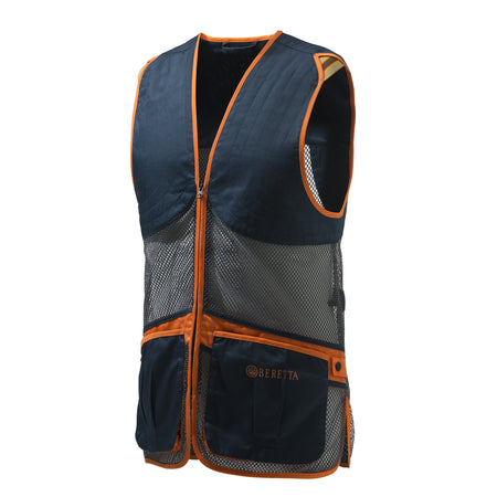 Beretta Full Mesh Unisex Vest Blue Total Eclipse & Grey