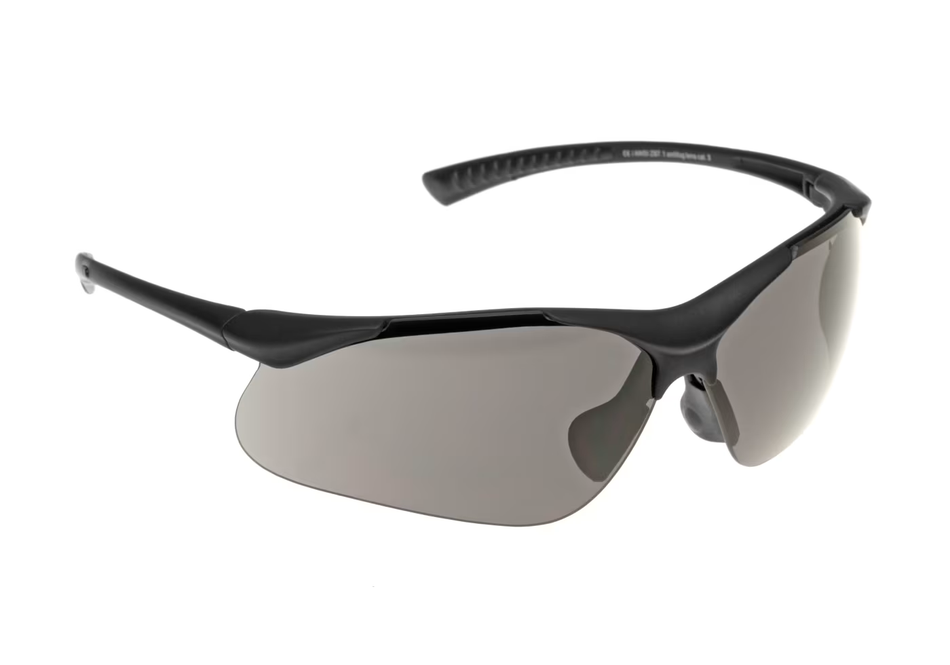 Swiss Eye Maverick Tactical Safety Glasses Black Frame Smoked Lens