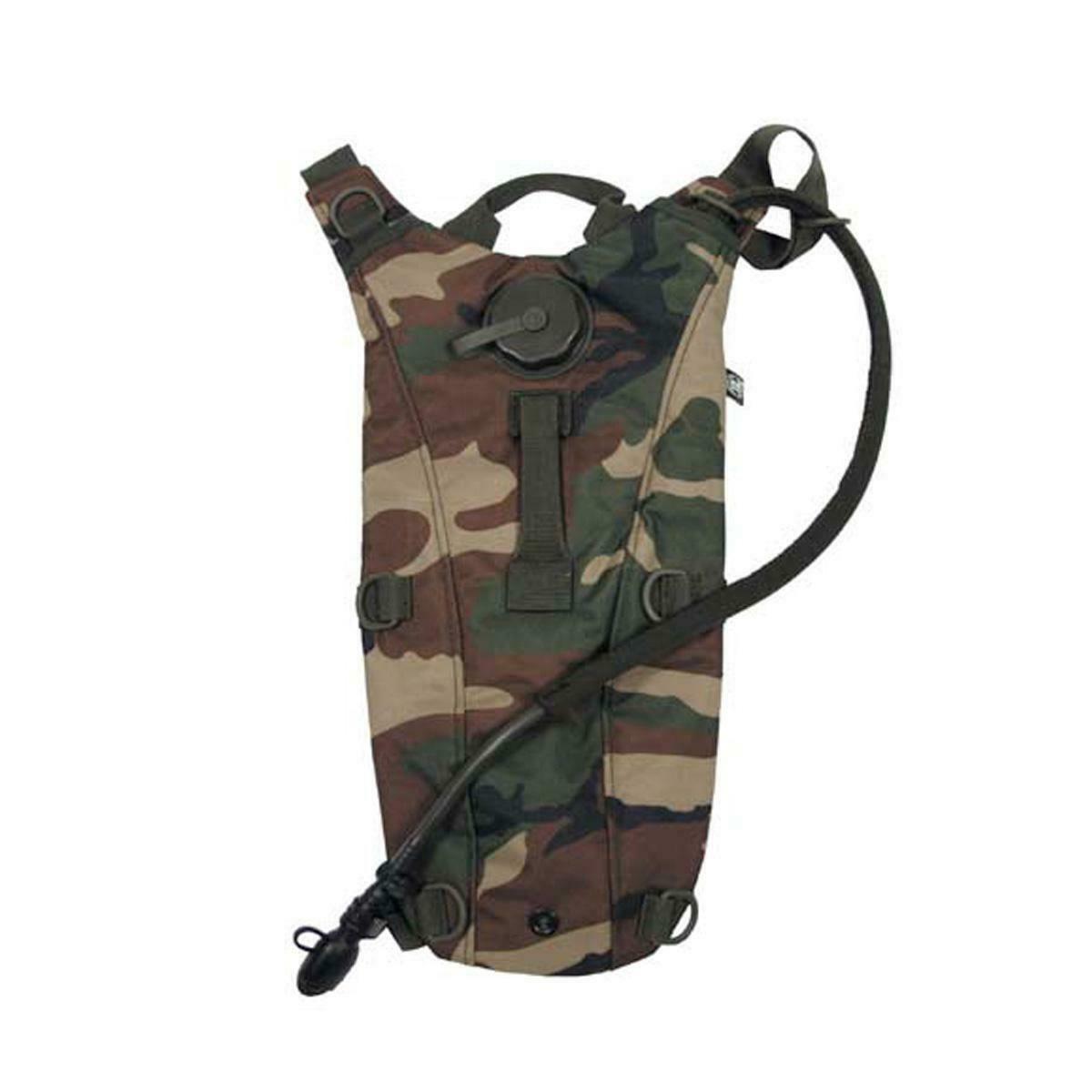 MFH HYDRATION PACK WOODLAND CAMO
