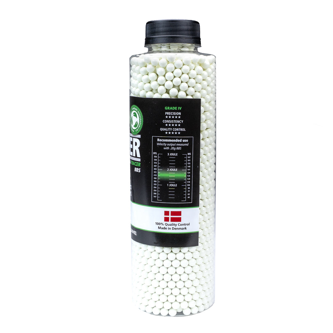 ASG Alpha Blaster PLA Green Tracer BBs 0.30g 3300 1 X Bottle