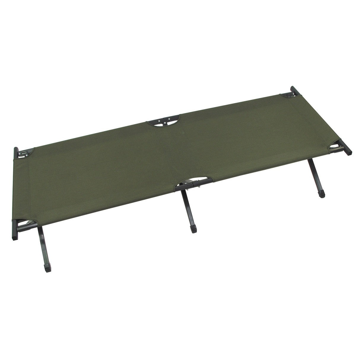 MFH Framed Folding Camp Bed OD Green