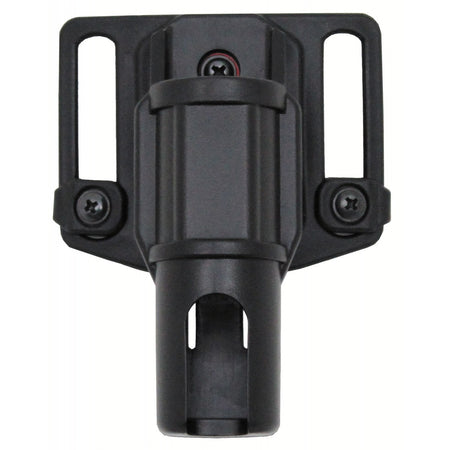 MFH Security Baton Holder 9.5cm Rotatable Black Open Black