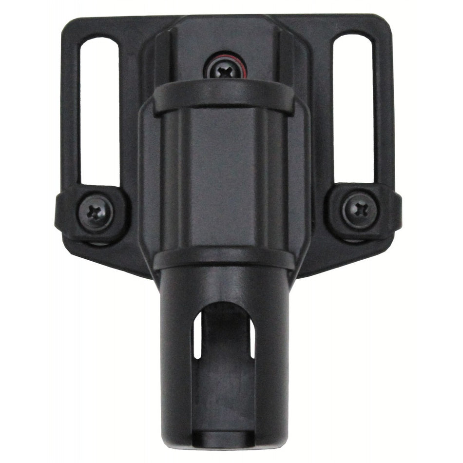 MFH Security Baton Holder 9.5cm Rotatable Black Open Black