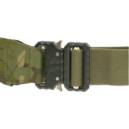 8 Fields Laser Cut Molle Tactical Duty Range Belt QR CP Tropic