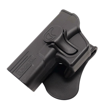 Amomax Retention Holster Glock 19/23/32 L/H Black 