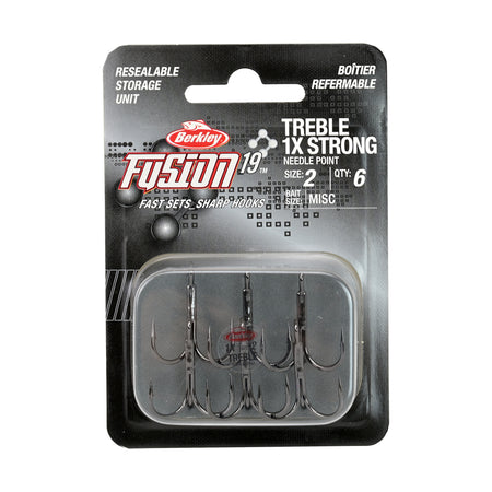 Berkley Fusion19 Treble 1x Strong Needle Point Hooks