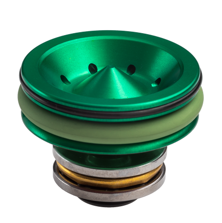 FPS Airsoft CNC Ergal Double O-Ring Bearing Piston Head