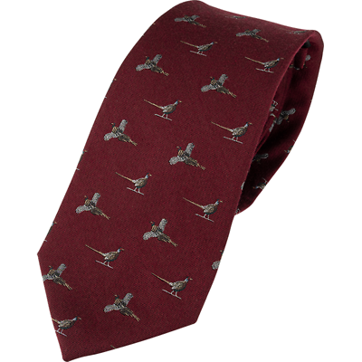 Jack Pyke Pheasant Silk Tie 