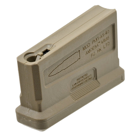 Ares Amoeba Striker Sniper Magazine 45Rd Mini Version Dark Earth