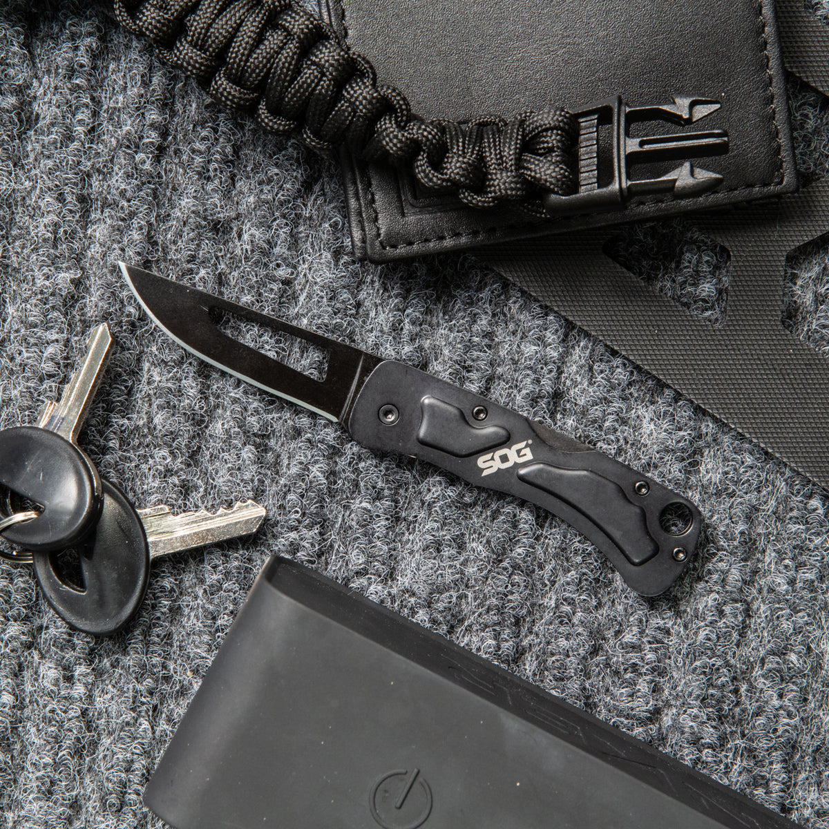 SOG CENTI II Folding Pocket Knife Black RTC RM ETJuly25