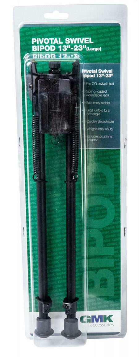 GMK Pivotal Swivel Adjustable Bi-Pod 13-23" 