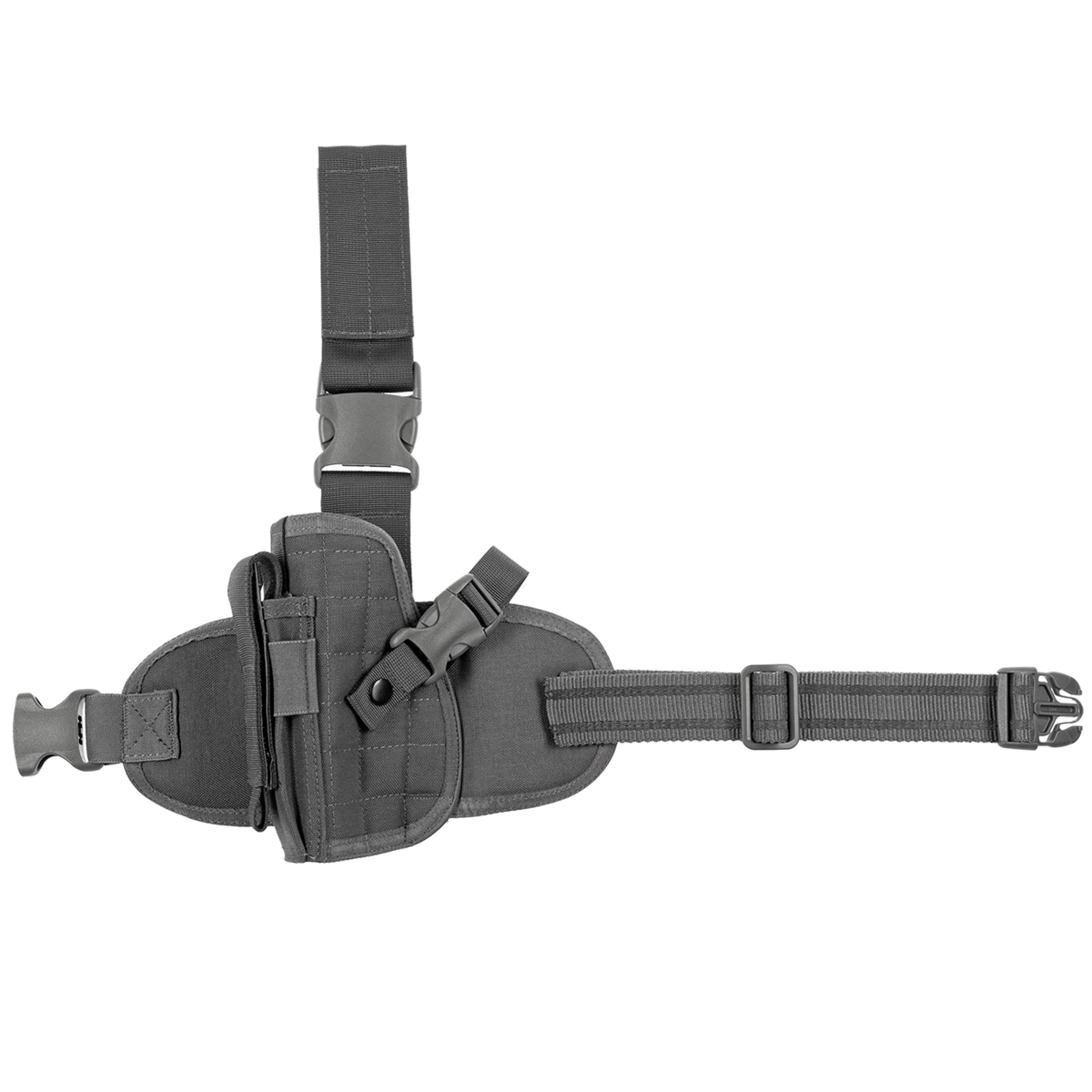 Invader Gear Drop Leg Panel Pistol Holster Left Wolf Grey