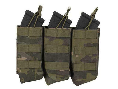8 Fields Open Top Triple Airsoft Magazine Pouch AK Series Molle