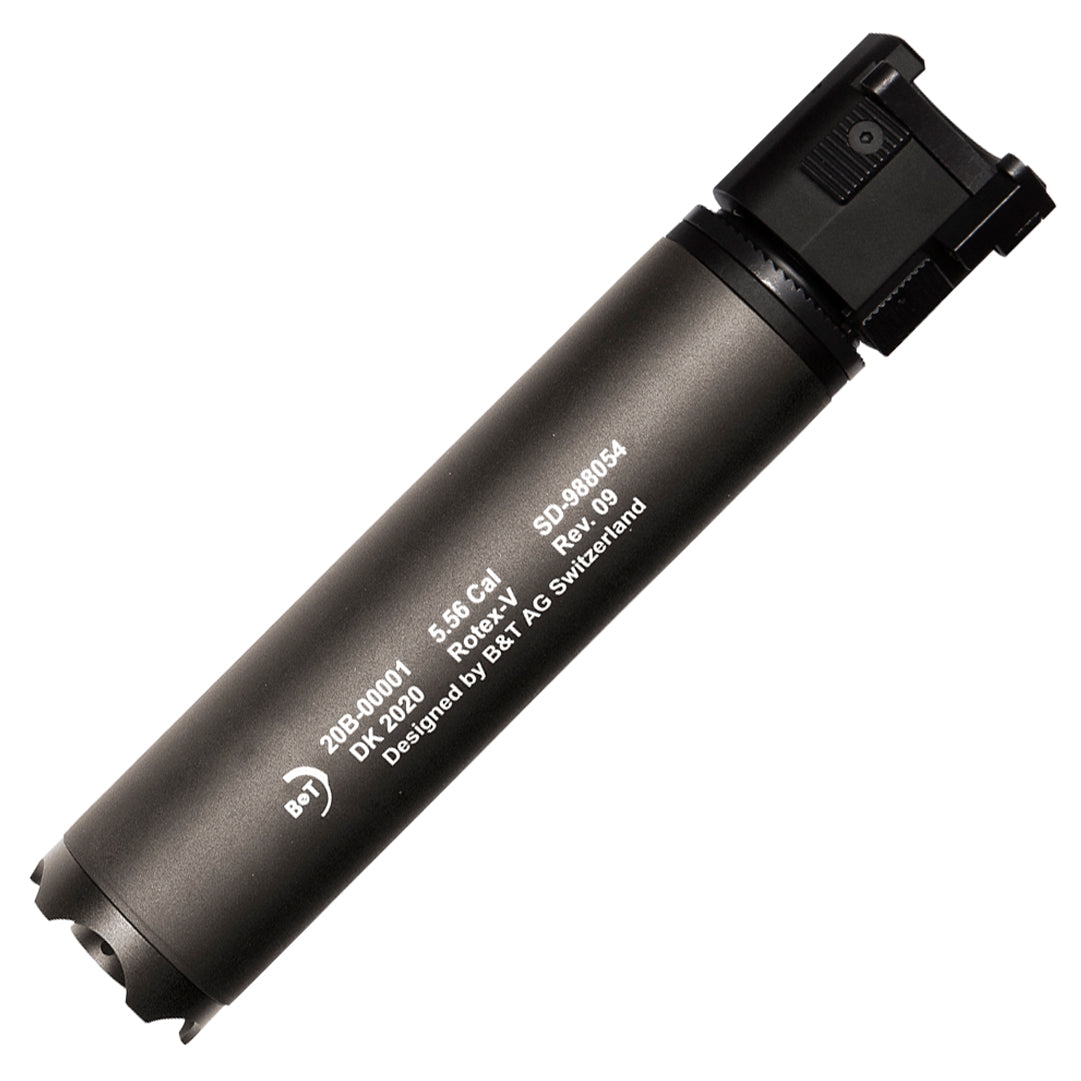 B&T Rotex-V Barrel Extension Mock Suppressor 197mm Grey