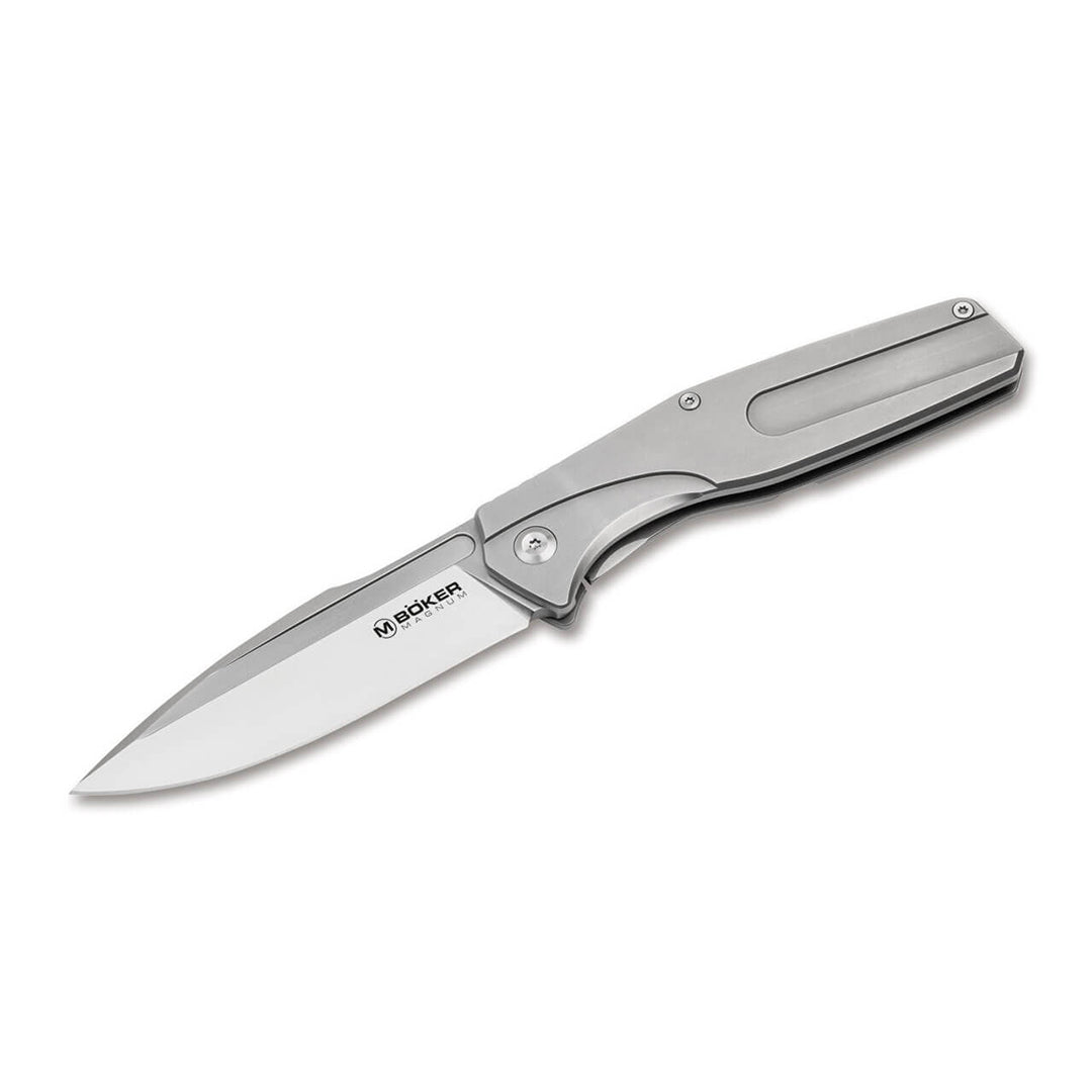 Boker Magnum The Milled One Silver Pocket Knife
