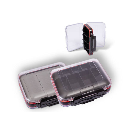 Magic Trout UL Fishing Tackle Box Lake Clear/Black/Red