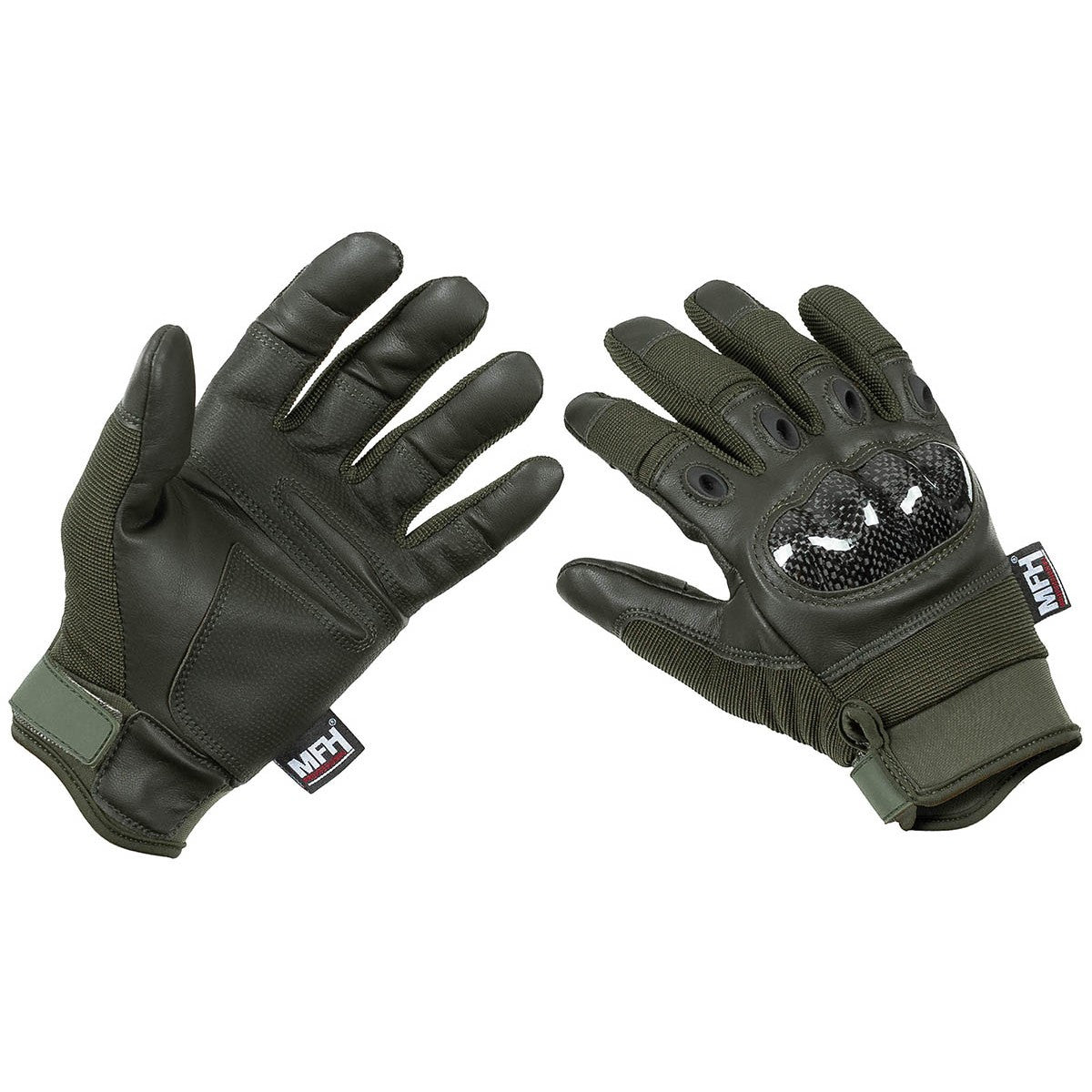 MFH MAX Mission Gloves OD Green Padded