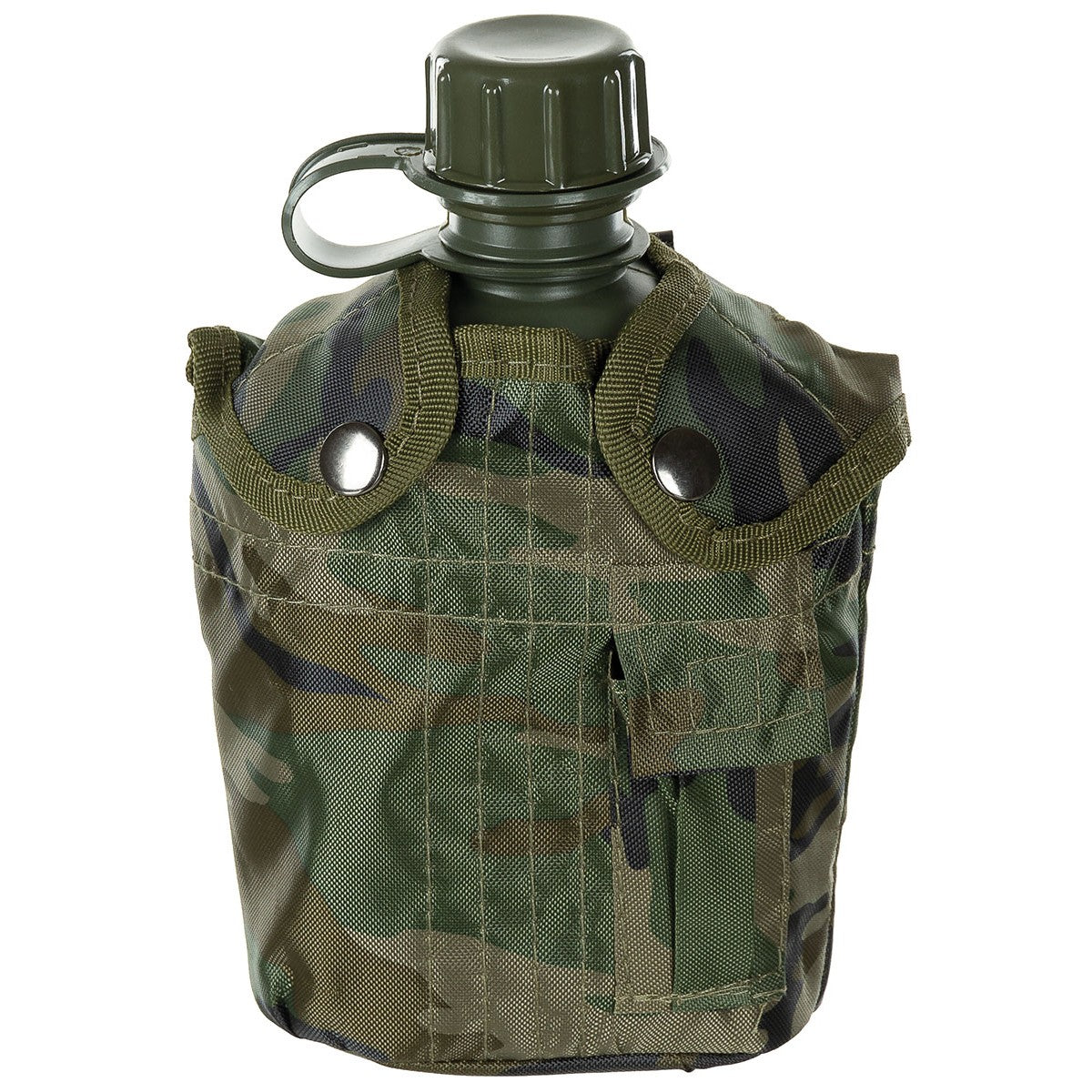 MFH Canteen Water Bottle 1ltr Woodland Camo