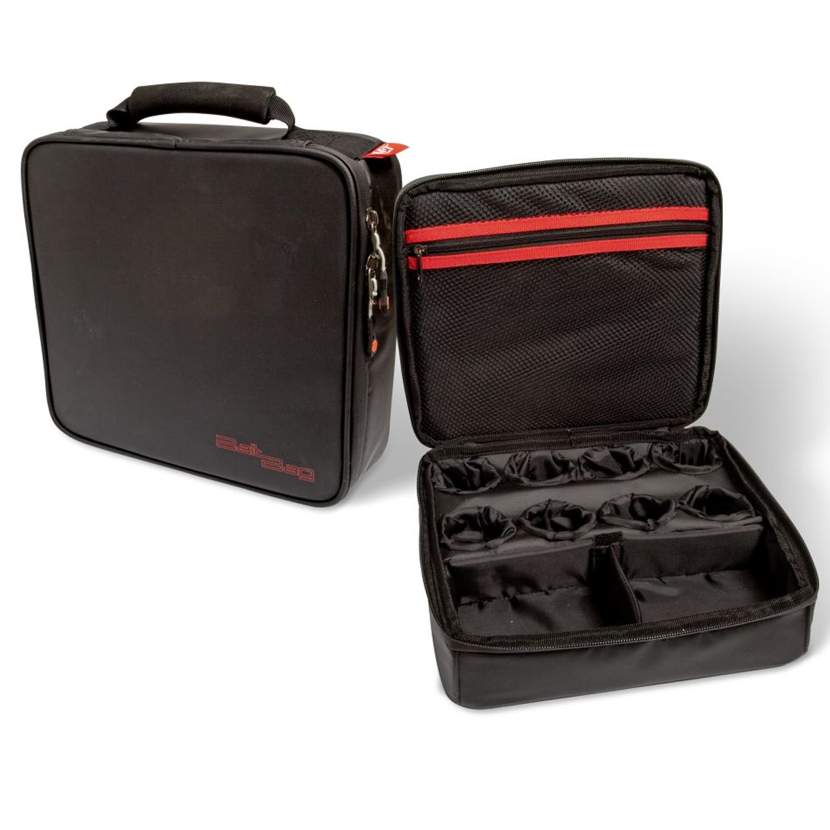 Zebco Magic Trout Fishing Bait Carry Bag Black 