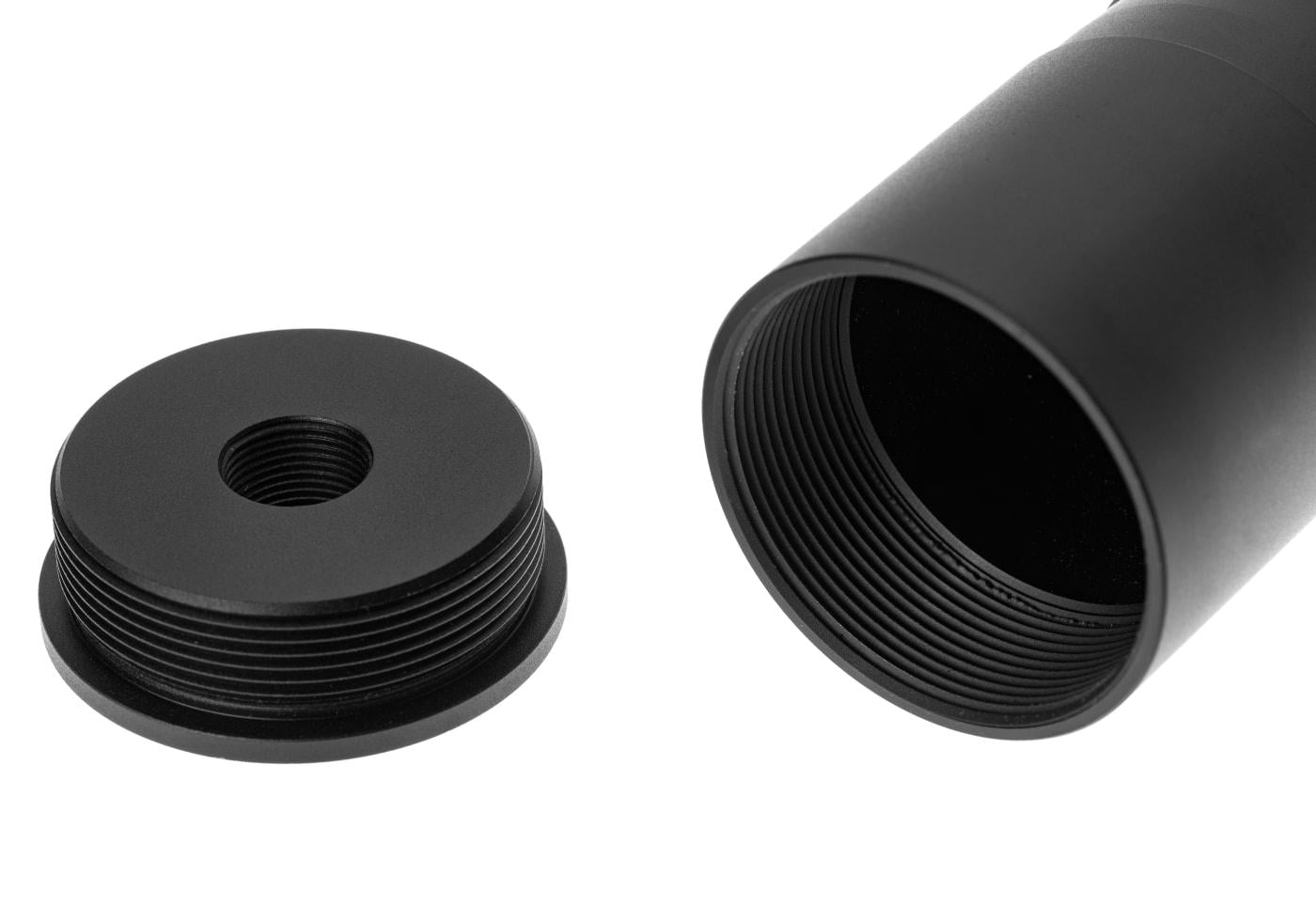 5KU Airsoft DTKP Silencer Type-1 Black 14mm CCW Thread