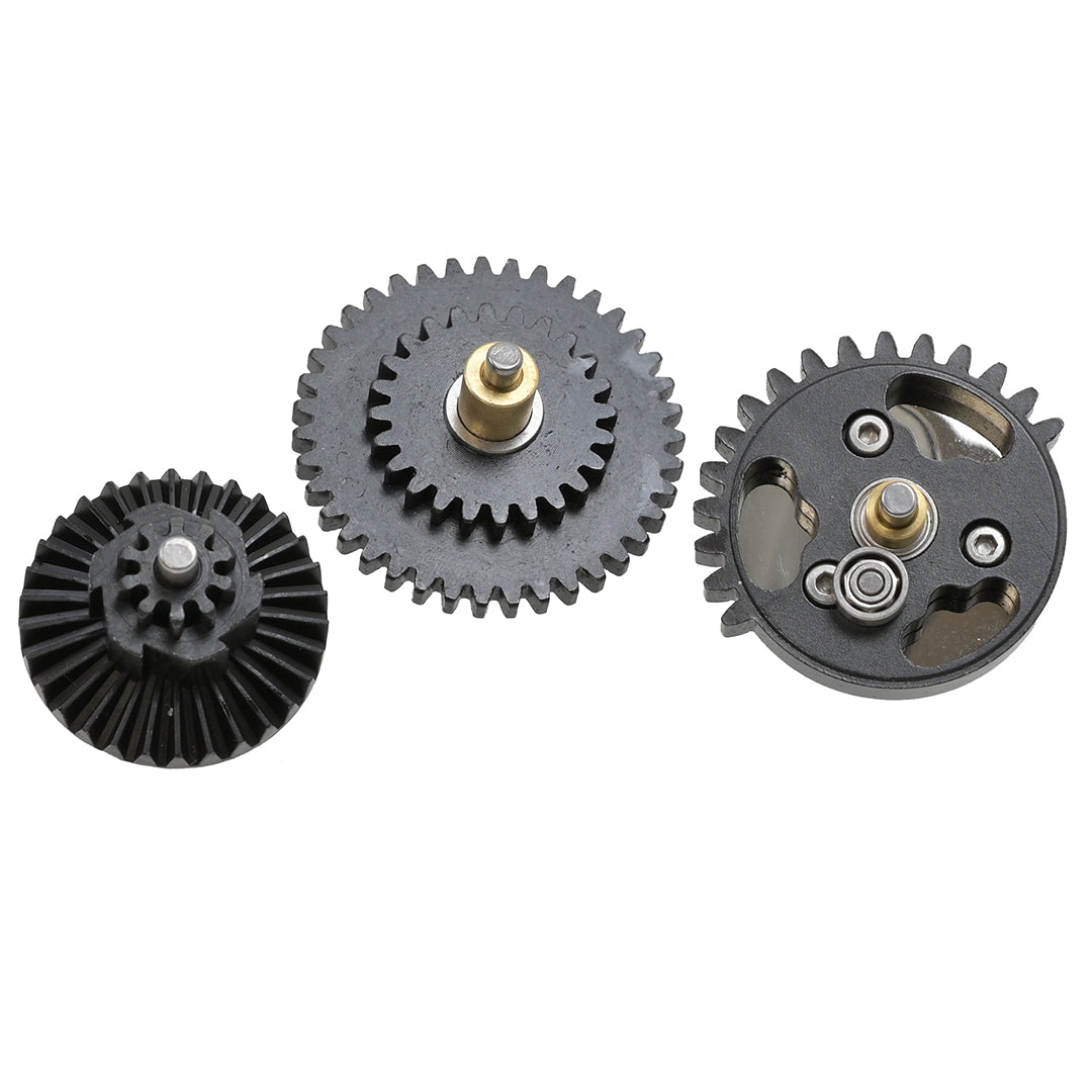 ZCI Airsoft CNC Steel 18:1 Ratio Bearing Axles Standard Speed Gear Set