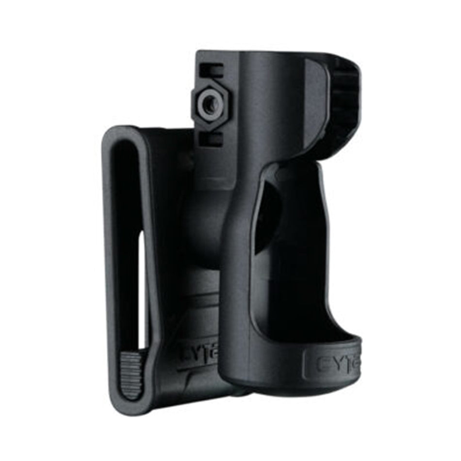 Cytac Tactical Gear Universal Flashlight Holder with Belt Loop Black