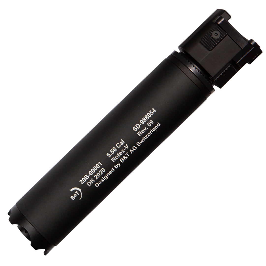 ASG B&T Rotex-V Barrel Extension Mock Suppressor 197mm Black 
