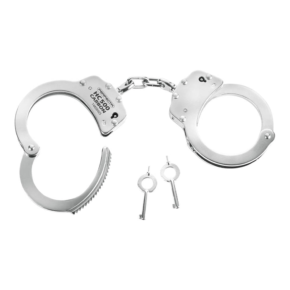 Umarex Tactical Perfecta HC 500 Carbon Steel Nickel Plated Hand Cuffs