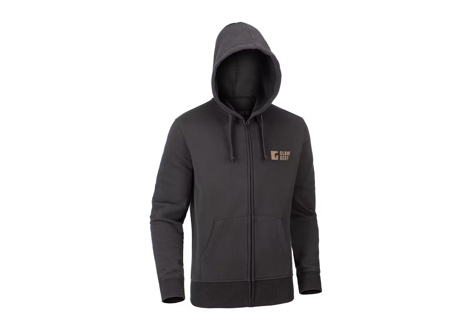 Claw Gear Fleece Zipped Hoodie Black