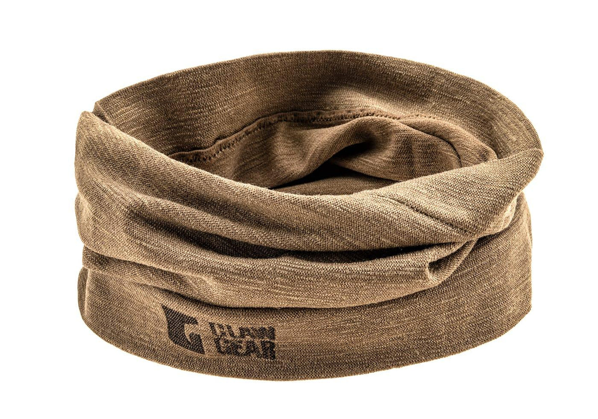 Claw Gear Merino Seamless Neck Gaiter Snood Stonegrey Olive