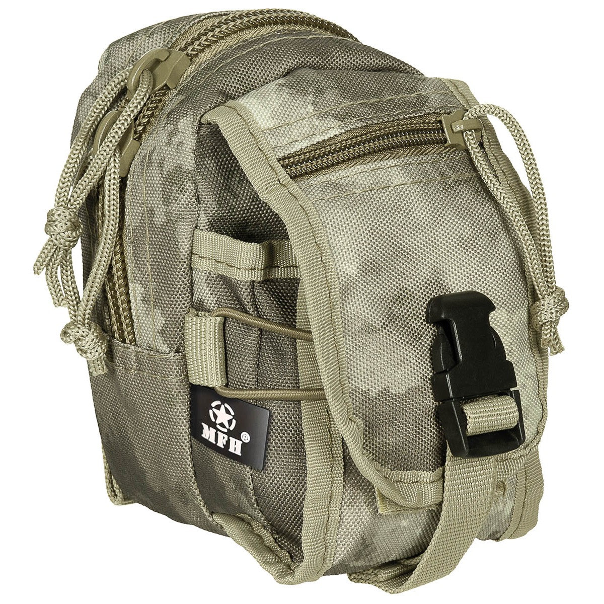Army EDC Multi Use Utility Pouch Belt Or Vest Pouch Molle HDT-Camo Stone