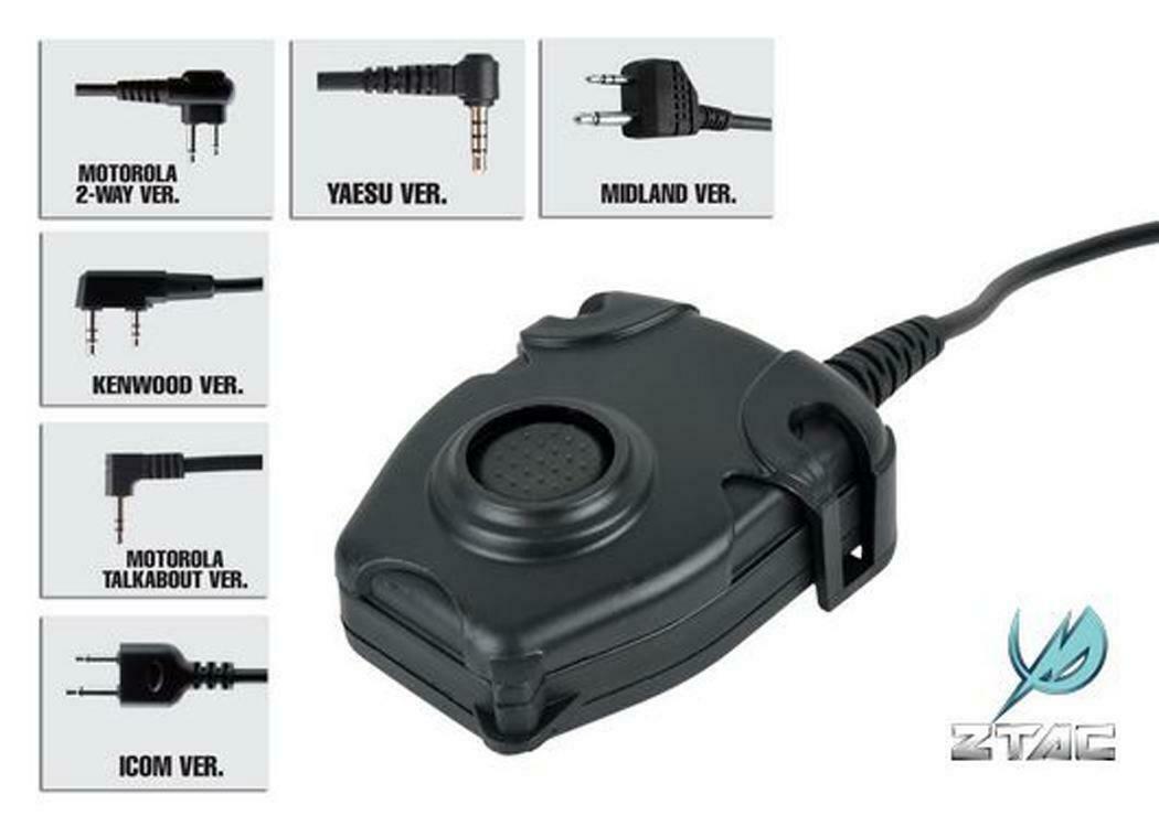 Z-Tactical Push-to-Talk Button Midland Double Pin Z112
