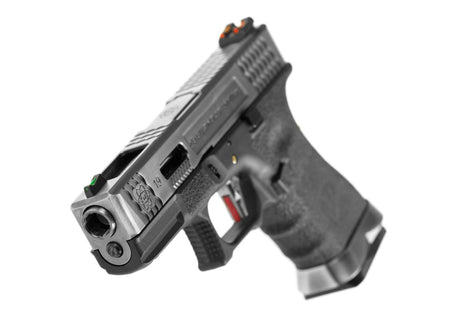 WE Airsoft EU19 E-Force Green Gas Pistol Silver Black 